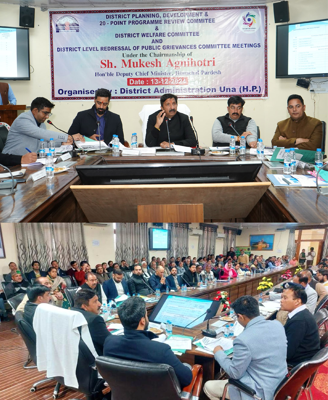 Officers should prepare an effective action plan for planned development in Una district - Deputy Chief Minister